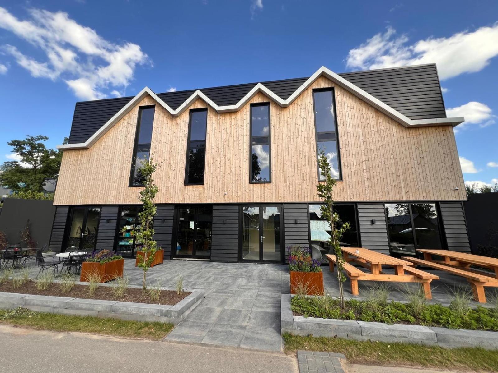 Ferienhaus Lathum Frueher Chalet Familienzeit Eksteriør bilde